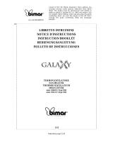 Bimar GALAXY S340/S341 Manuale del proprietario
