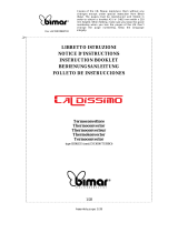 Bimar CALDISSIMO (type S598.EU mod.CH 3000 TURBO) Manuale del proprietario