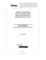 Bimar SP815 Manuale utente