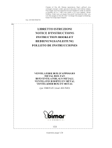 Bimar VBM35.EU Manuale utente
