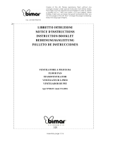 Bimar VP306.EU Manuale utente
