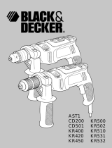 BLACK+DECKER CD501 Manuale utente