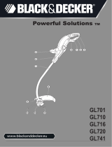 BLACK DECKER GL741 Manuale del proprietario