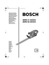 Bosch AHS 41 Accu Manuale del proprietario