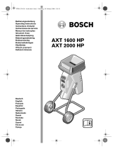 Bosch AXT 2000 HP Manuale utente