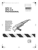 Bosch GPO 12 E Professional Istruzioni per l'uso