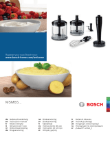 Bosch MSM6S20B/01 Manuale del proprietario