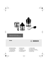 Bosch MSM8 Serie Manuale utente