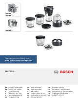 Bosch MUM58235/04 Manuale del proprietario