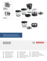 Bosch MUM57B22/02 Manuale utente