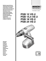 Bosch PSB 18 VE-2 Manuale del proprietario