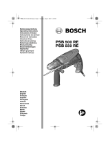 Bosch PSB 500 RE Istruzioni per l'uso