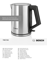 Bosch TWK 7101 2200W Stainless Steel Electric Kettle Manuale utente