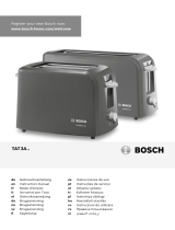 Bosch Village TAT3A017GB 2 Slice Toaster Manuale del proprietario