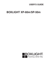 BOXLIGHT XP-60m Manuale utente