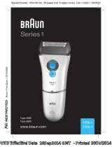 Braun 150s-1, 130s-1, Series 1 Manuale utente