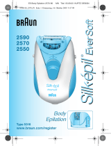 Braun 2590,  2570,  2550,  Silk-épil EverSoft Body Epilation Manuale utente