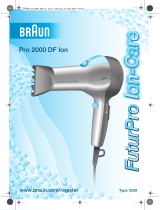 Braun Pro 2000 DF Ion Manuale utente