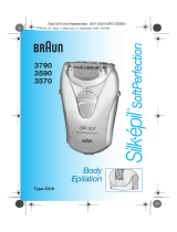 Braun 3790,  3590,  3570 Silk-épil SoftPerfection Body Epilation Manuale utente