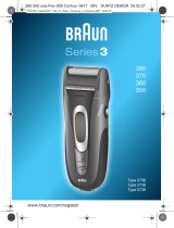 Braun 380, 370, 360, 350, Series 3 Manuale utente