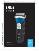 Braun 380s-4, 345s-4, 340s-4, 340r-4, Series 3 Manuale utente