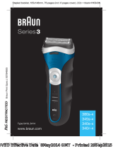 Braun 380s-4, 345s-4, 340s-4, 340r-4, Series 3 Manuale utente