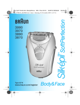 Braun 3990,  3970,  3890,  3870 Silk-épil SoftPerfection Body & Face Manuale utente