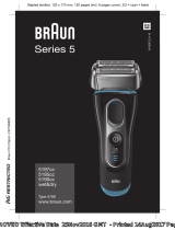 Braun 5197cc, 5195cc, 5190cc, wet&dry, Series 5 Manuale utente