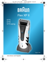 Braun 5775, 5770, 5773 swing, Flex XP II Manuale utente