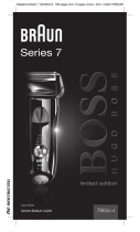 Braun 790cc-4, Series 7, limited edition, Hugo Boss Manuale utente