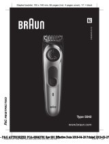 Braun 5 Tondeuse Électrique Homme Cheveux Et Barbe Manuale utente