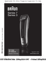 Braun BT7050, BT3050cb, Beard trimmer, Series 7 Manuale utente