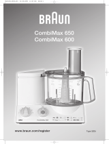 Braun CombiMax 600, 650 type 3205 Manuale utente