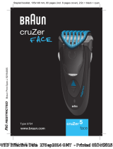 Braun CruZer5, face Manuale utente