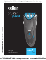 Braun CruZer6, face Manuale utente