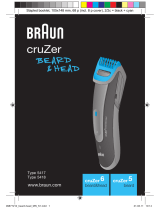 Braun cruZer6 beard&head + headset Manuale utente