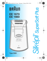 Braun EE1670, EE1660, Silk-épil SuperSoft Plus Manuale utente