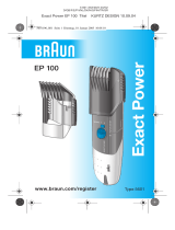 Braun EP100 Exact Power Manuale utente