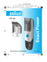 Braun 5601 EP50 Exact Power Manuale utente