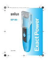 Braun ExactPower EP 80 Manuale utente