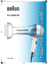 Braun Pro 2000 DF, FuturPro 2000 Manuale utente