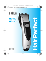 Braun HC 20 Manuale utente