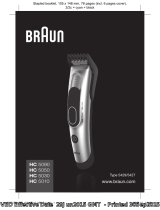 Braun HC5090, HC5050, HC5030, HC5010 Manuale utente