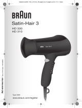 Braun HD330,  HD310,  Satin Hair 3 Manuale utente