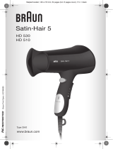 Braun HD530,  HD510,  Satin Hair 5 Manuale utente