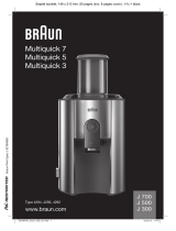 Braun Multiquick 7 J700 Manuale del proprietario
