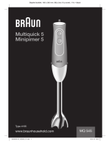 Braun MQ 545 Aperitive Manuale del proprietario