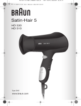 Braun HD 510 Satin Hair 5 Type 3542 Manuale del proprietario