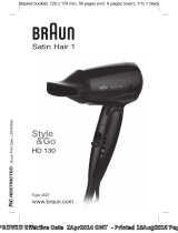 Braun Satin-Hair 1 HD 130 Manuale utente