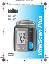 Braun VitalScan Plus BP1600 Manuale del proprietario